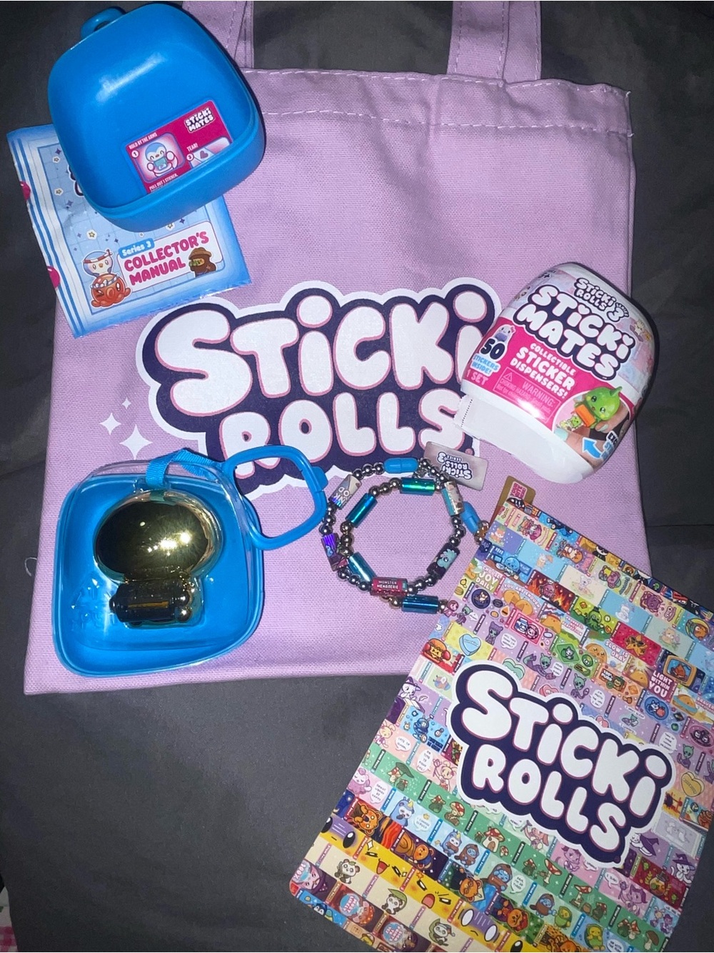 sticki rolls sticki mates collectible ultra rare golden chillin charlie set